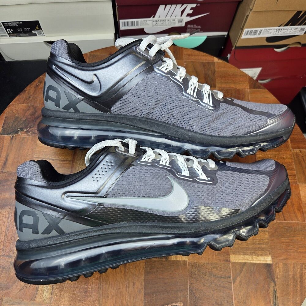 Nike Air Max 2013 Sneakers Shoes Metallic Cool Gray/Sliver HQ3481-099 Men's sz 9